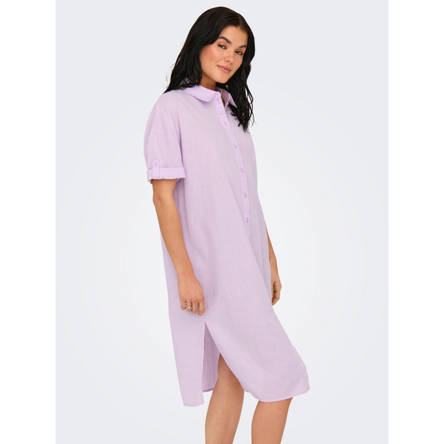 JDY Mila Linen Midi Dress
