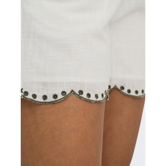 JDY Palma HW Embroidery Shorts