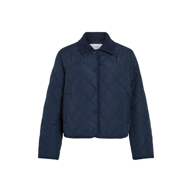 VILA-Quila L/S Cord-Quilt-Shorts
