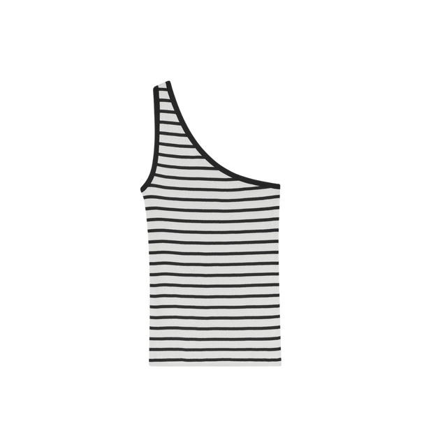 Mads Nørgaard Baumwoll-Streifen-Kitty-Top