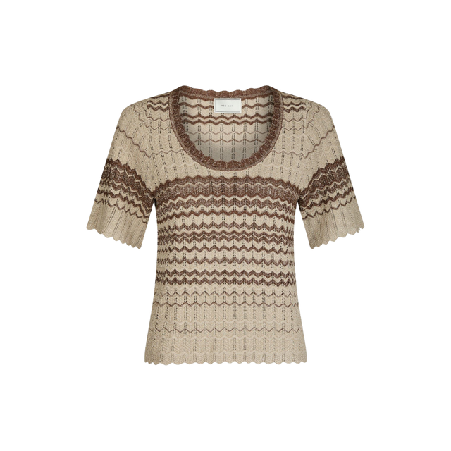 Neo Noir Meiko Stitch Knit Blouse