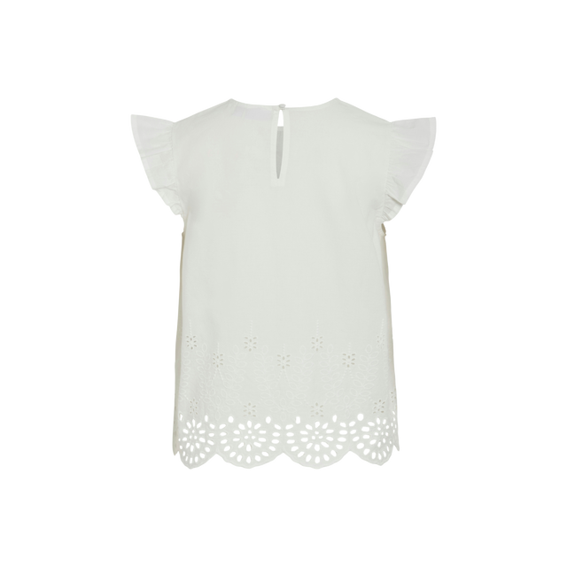 VILA Vihortensa O-Neck Frill Top