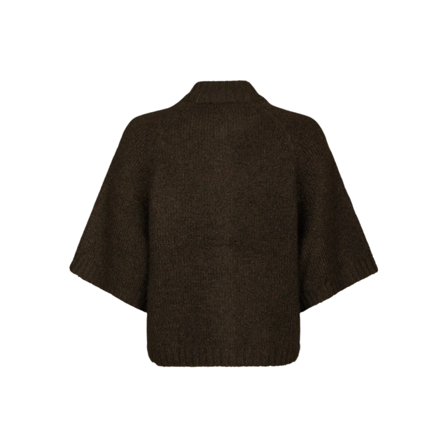 Neo Noir Benuta Fluffy Knit Cardigan