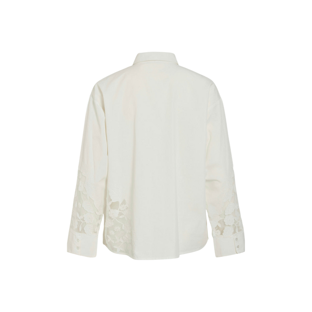 VILA Camina L/S Lace Shirt
