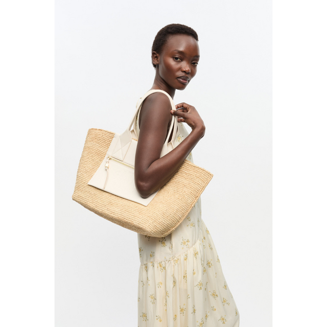 Ganni Easy Shopper Medium Raffia