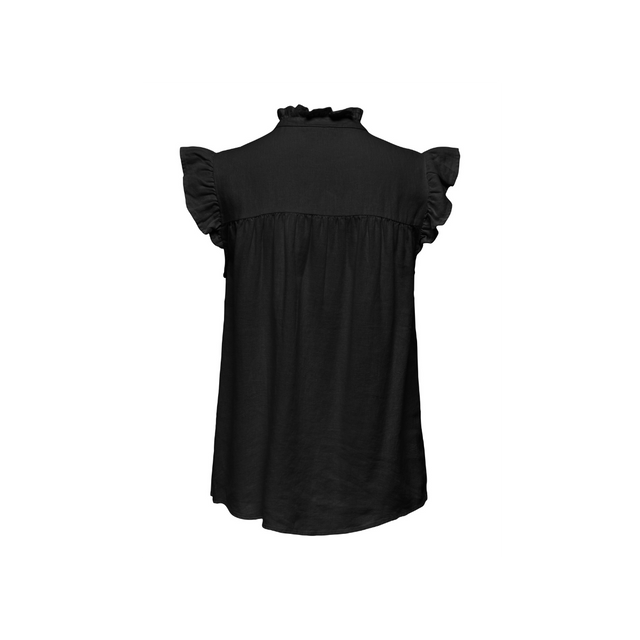 JDY Say S/L Linen Frill Top Woven