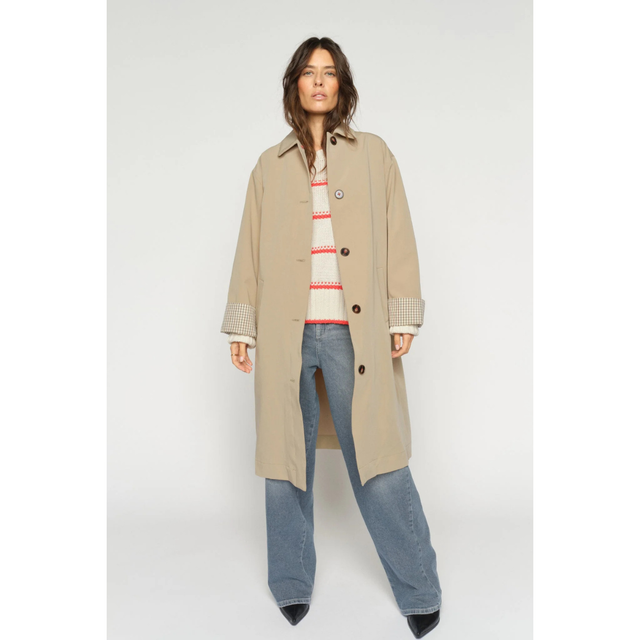 Mos Mosh-Riko Bora Trench Coat