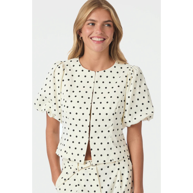 Neo Noir Anela Dot Blouse