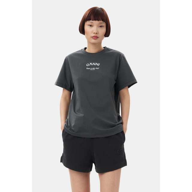 Ganni Basic Jersey Relaxed T-shirt