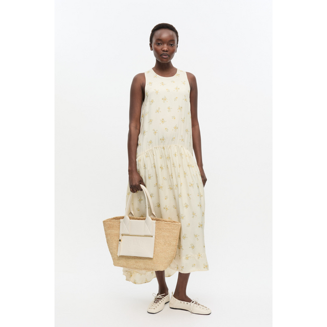 Ganni Easy Shopper Medium Raffia