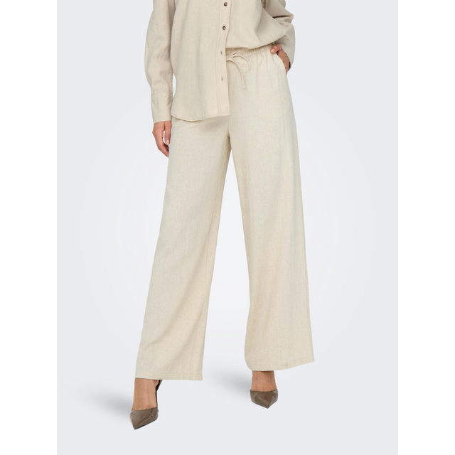 JDY – Say HW – Weite Hose aus Leinen
