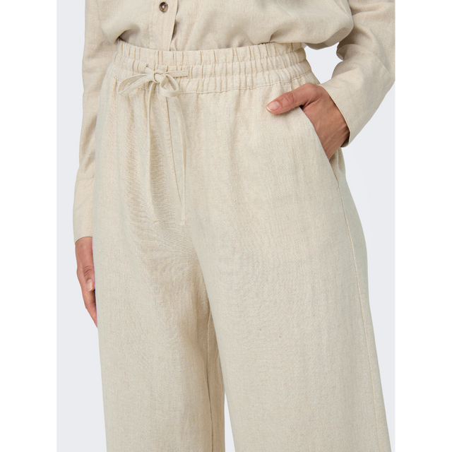 JDY – Say HW – Weite Hose aus Leinen