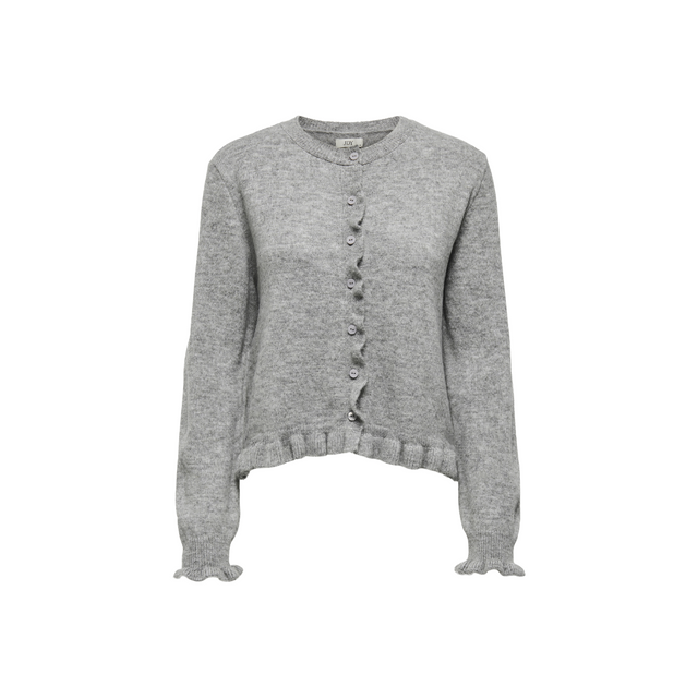 JDY – Letty – Strickjacke mit Rüschen