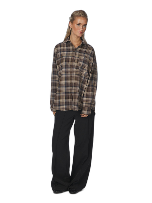 Neo Noir Damla Flannel Check Shirt