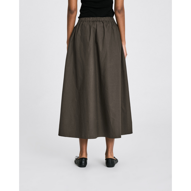 Smukke Alice Poplin nederdel i black ink fra Gai Lisva - bag