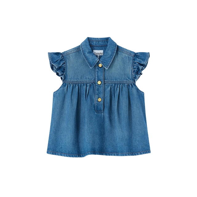 Ganni Light Weight Denim Top