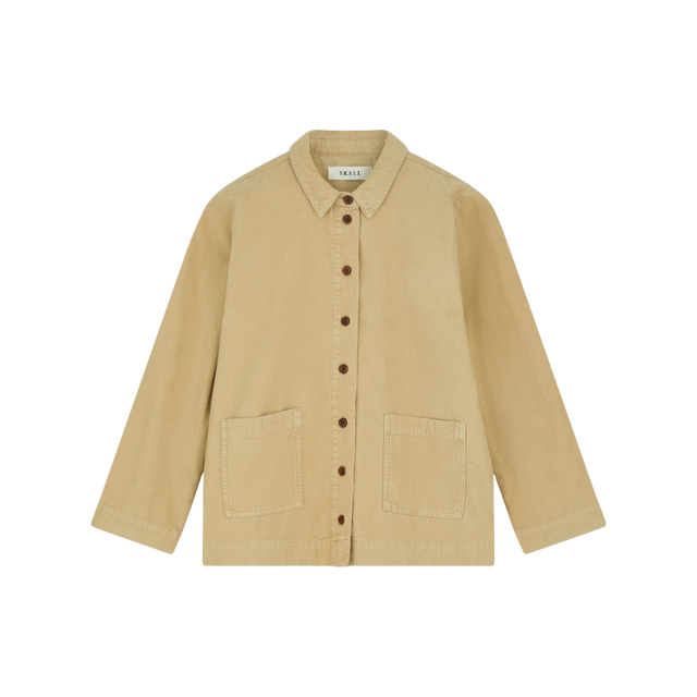 Smuk beige Jin overshirt fra Skall - front