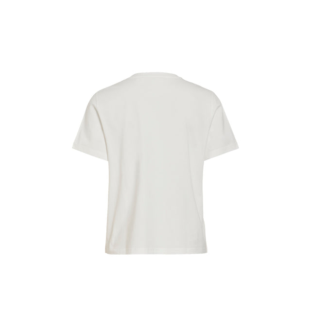 VILA Visybil Berry O-Neck S/S Top