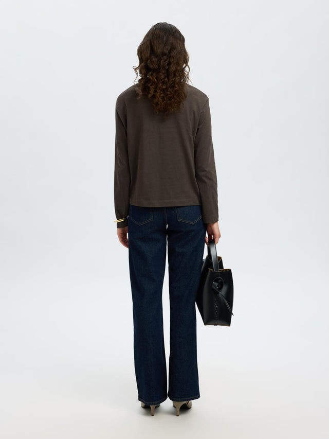 Selected Women Slfessential LS Boxy Tee