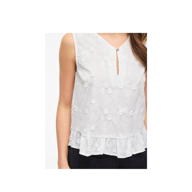 VILA Simone V Neck S/L Top