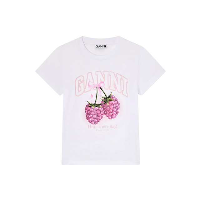 ganni-baby-fit-t-shirt-rasberry