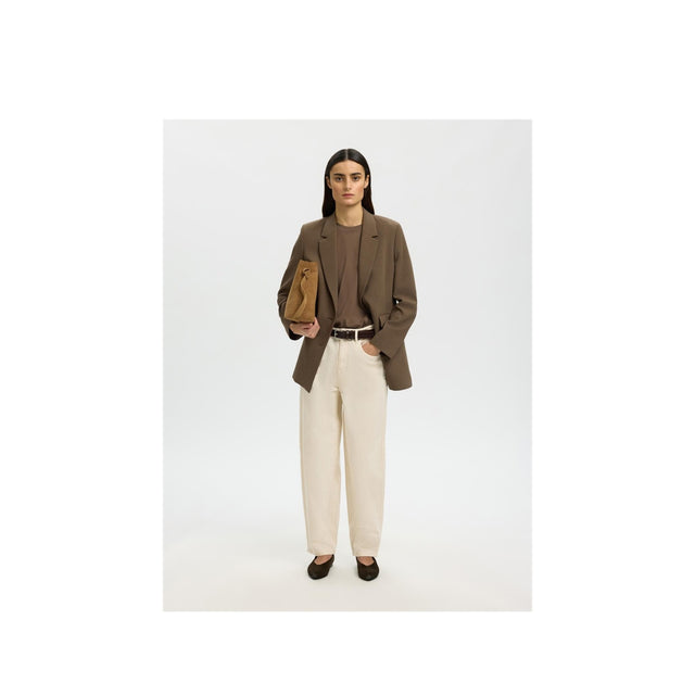 Selected Damen T-Shirt Essential SS Boxy Tee Noos