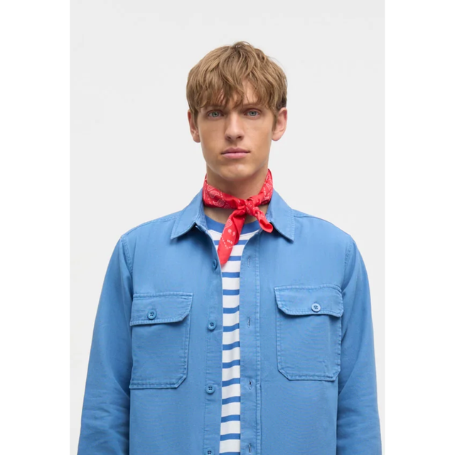 Mads Nørgaard Soft Cotton Paisley Scarf Soli