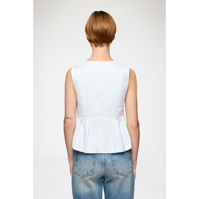 Smuk stretchtop fra Ganni - model bag