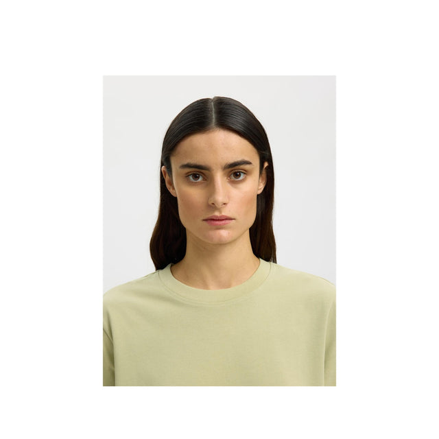 Selected Damen T-Shirt Essential SS Boxy Tee Noos