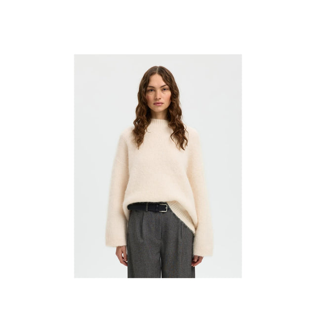 Selected Women Gabriella LS Knit New O-Neck
