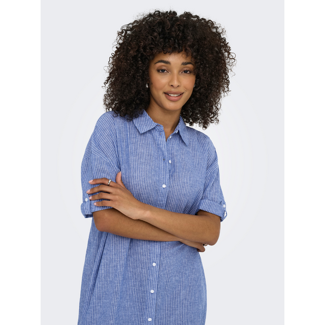 JDY – Mila – Midikleid aus Leinen