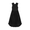 Ganni Cotton Smock Midi Straps Dress