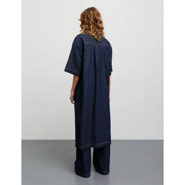 Mads Nørgaard Cosy Denim Violet Dress