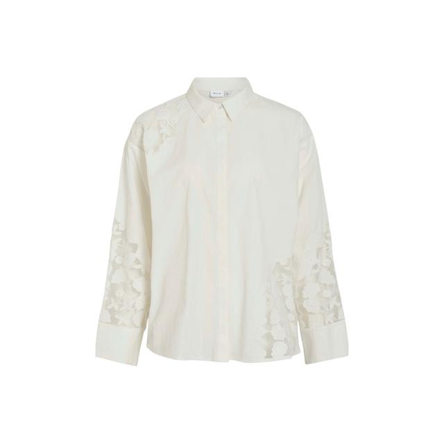 VILA Camina L/S Lace Shirt