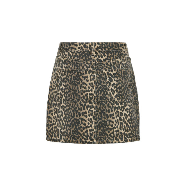 VILA Vi Chia Leopard Short Skirt