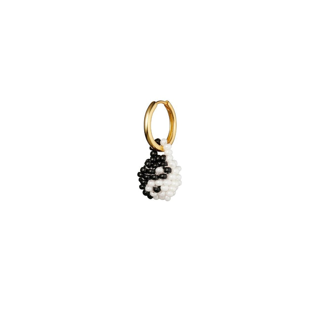 Pura Utz Ørering Beaded Mini Earring Hinge Hoop - Prinsesse2ben