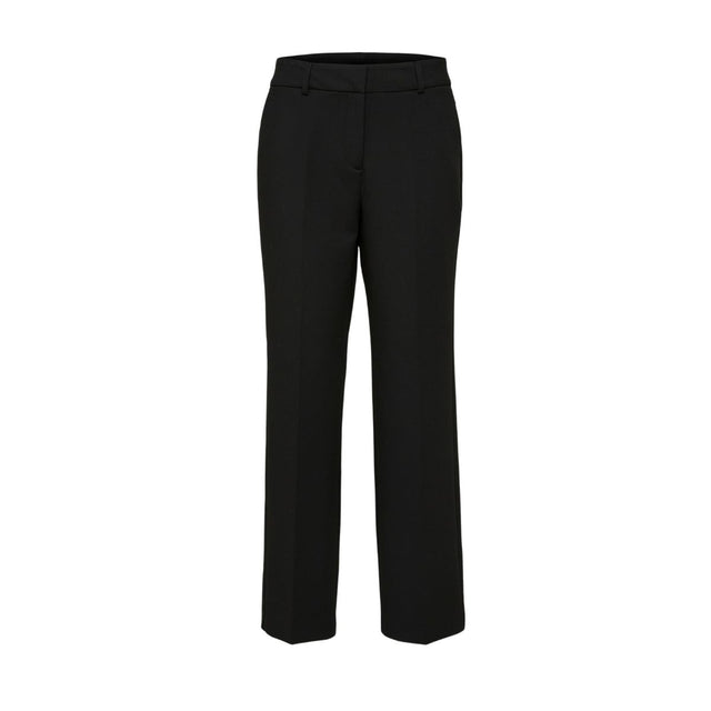 selected femme Bukser Slfrita Mw Wide Pant Black - Prinsesse2ben