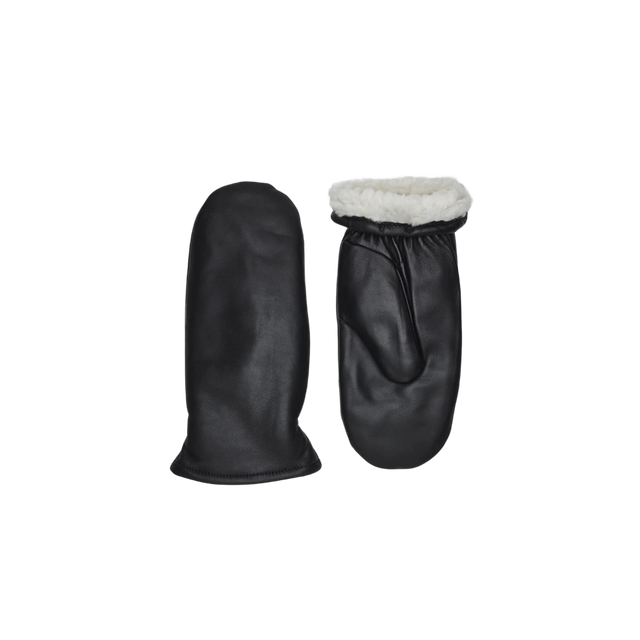 Rhanders Ladies Gloves Lambskin Fake Fur