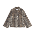 Ganni Print Denim Jacket