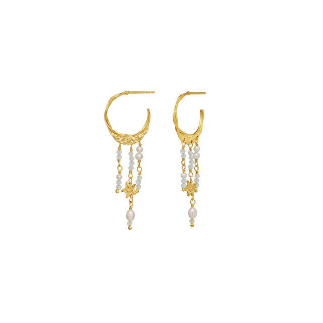 Moonstone Helem Earrings