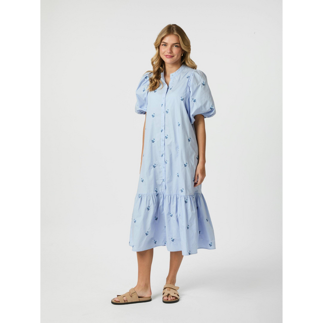 Neo Noir Veronica Embroidery Dress