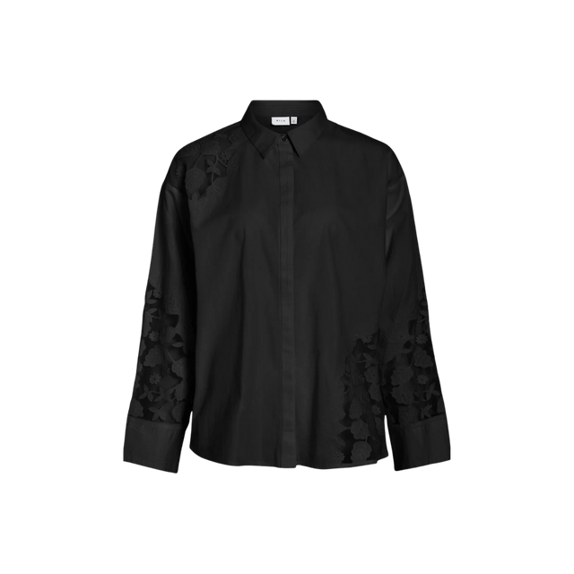 VILA Camina L/S Lace Shirt