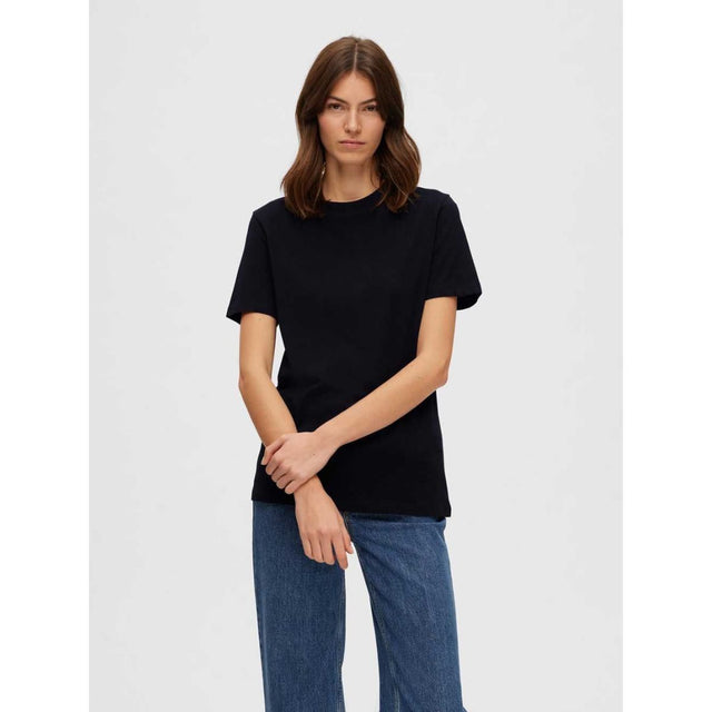 Selected Femme Slfmessential Ss O-Neck Tee - Prinsesse2ben