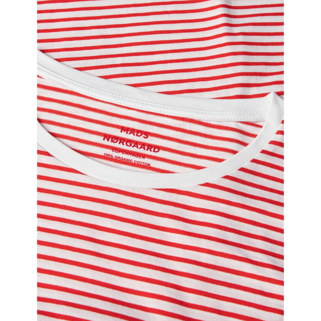 Mads Nørgaard Fine Jersey Stripe Tee