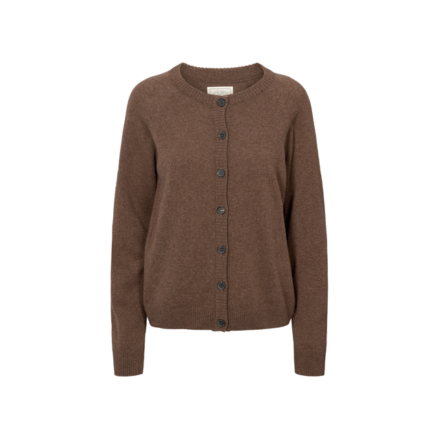 Gai Lisva Gry L/S Cardigan Lambswool Knit