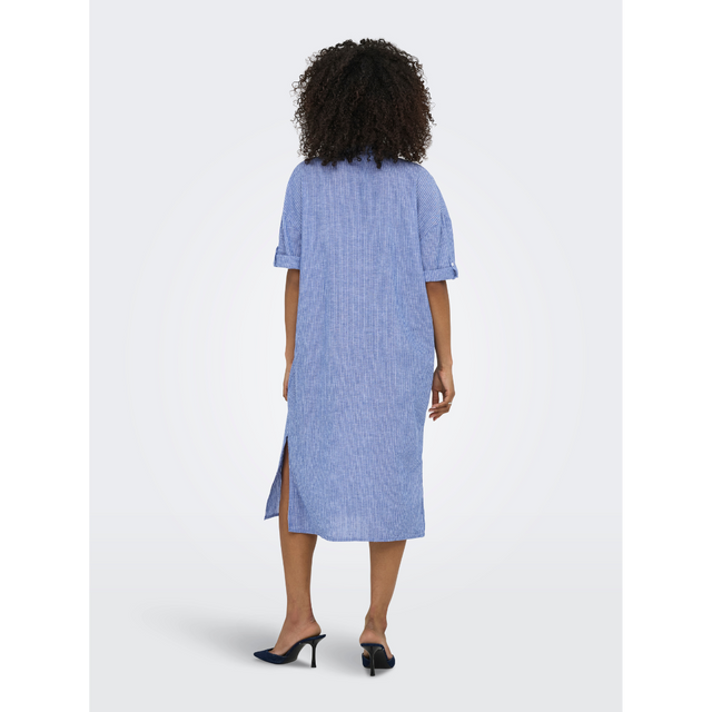 JDY – Mila – Midikleid aus Leinen