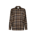 Neo Noir Damla Flannel Check Shirt