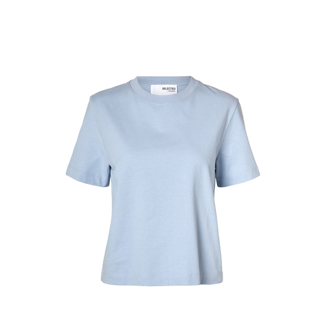 Selected Damen T-Shirt Essential SS Boxy Tee Noos