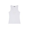 Ganni Compact Pointelle Rib Jersey Top
