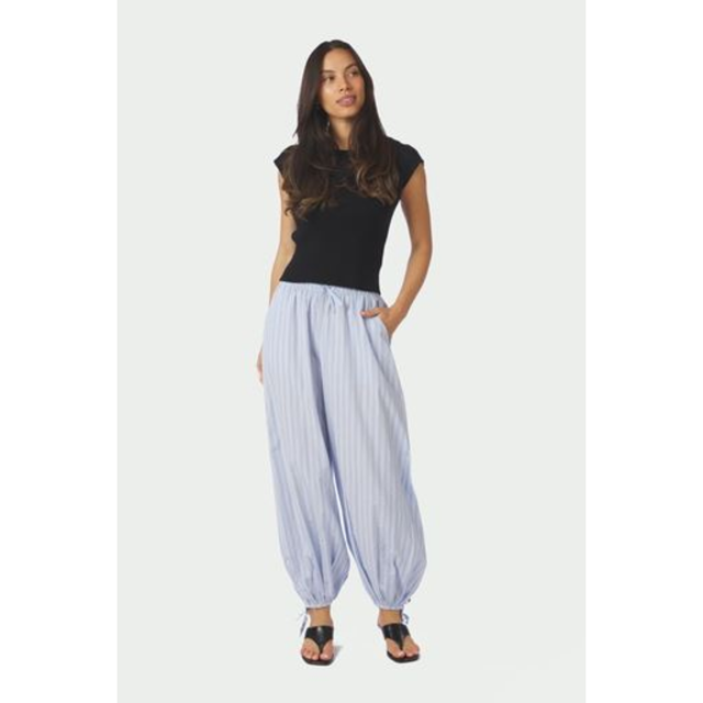 Neo Noir Roxane Balloon Double Stripe Pants